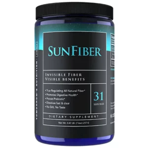 SunFiber 31 Servings container
