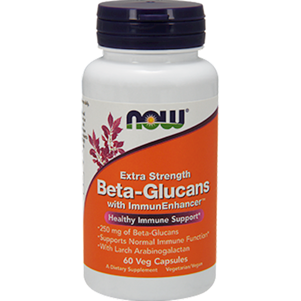 Beta-Glucans with ImmunEnhancer 60 vegcaps by NOW