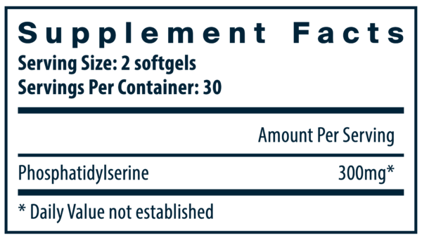 Phosphatidylserine nutrition facts